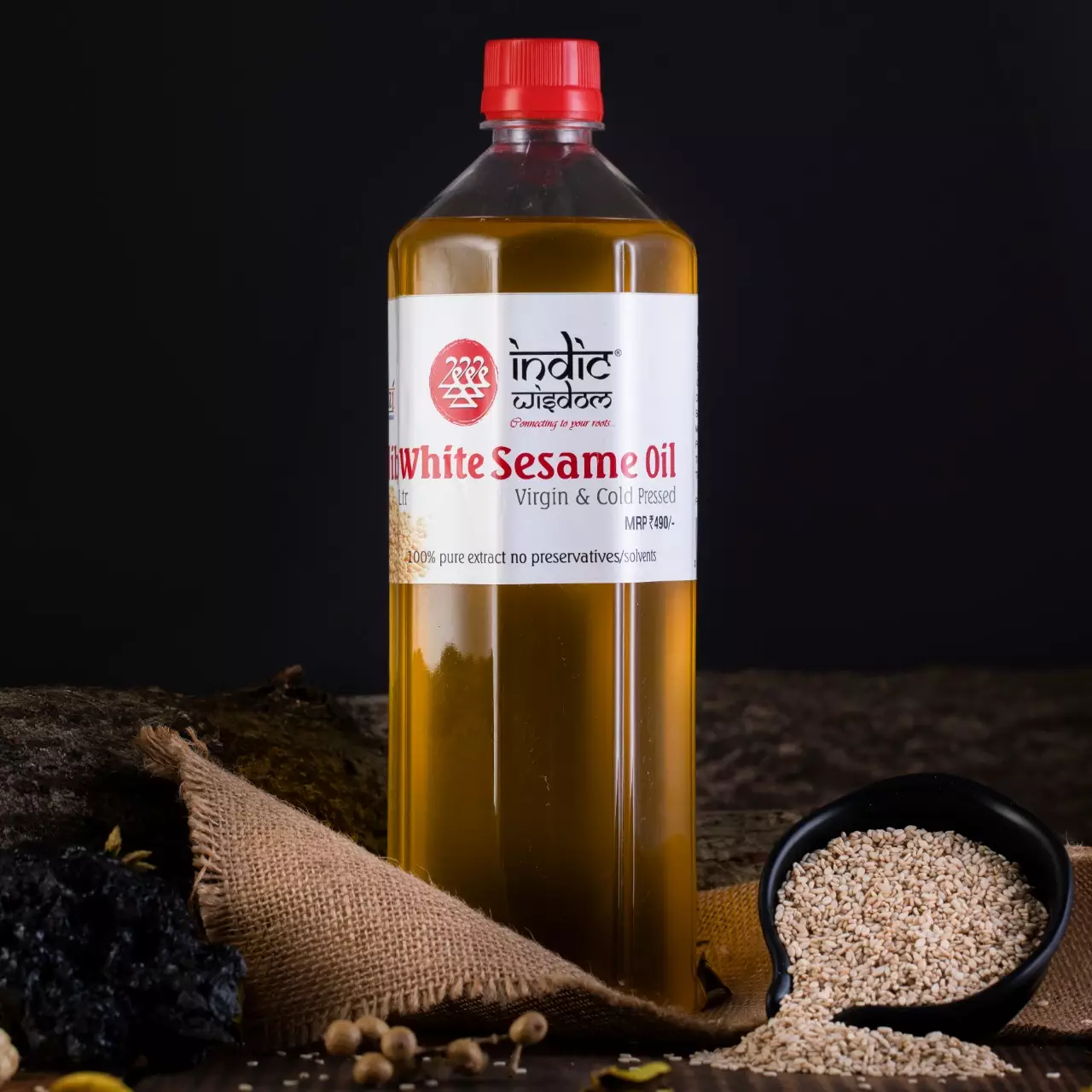 Edible Sesame Oil (Cold Pressed) 1 Lit